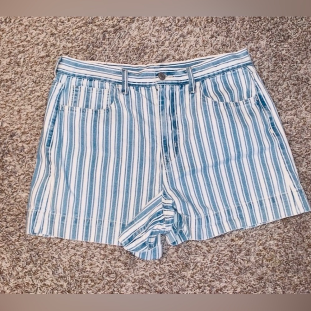 American Eagle Outfitters Blue Jean Shorts High-Waisted